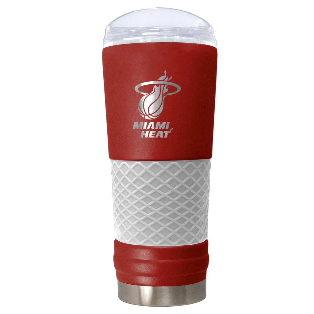 Great American Products NBA Miami Heat Powder Coated Draft Tumbler 24oz