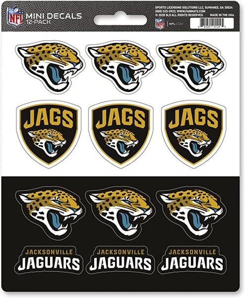 Jacksonville Jaguars Crest Logo Shield Decal