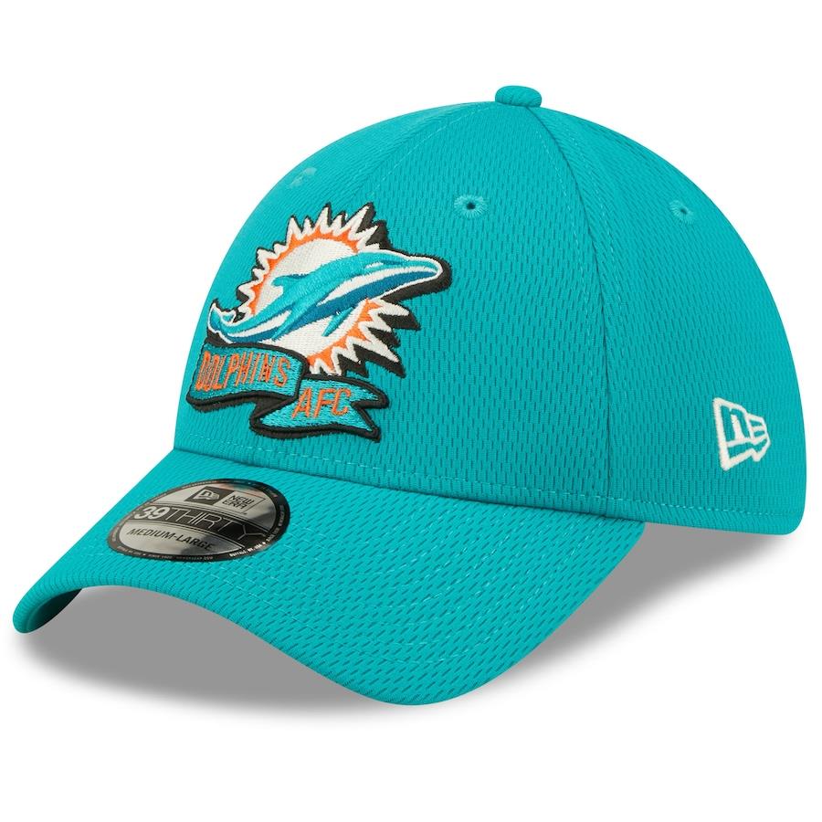 New Era NFL Men's Miami Dolphins 2022 NFL Sideline 39THIRTY Coaches Flex Hat