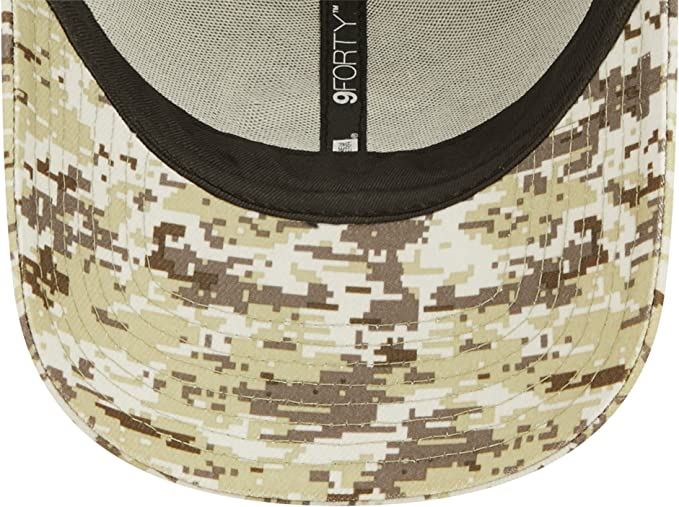 New Era NFL Men's Green Bay Packers 2022 Salute To Service 9Forty Snapback Adjustable Hat Black/Digital Camo