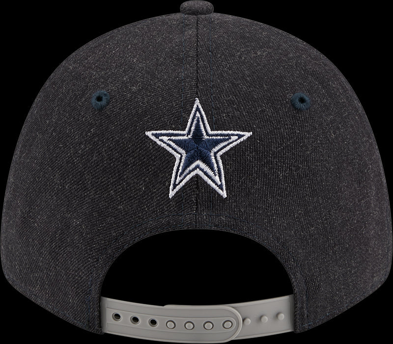 New Era NFL Men's Dallas Cowboys The League Heathered Navy 9Forty Snapback Adjustable Hat
