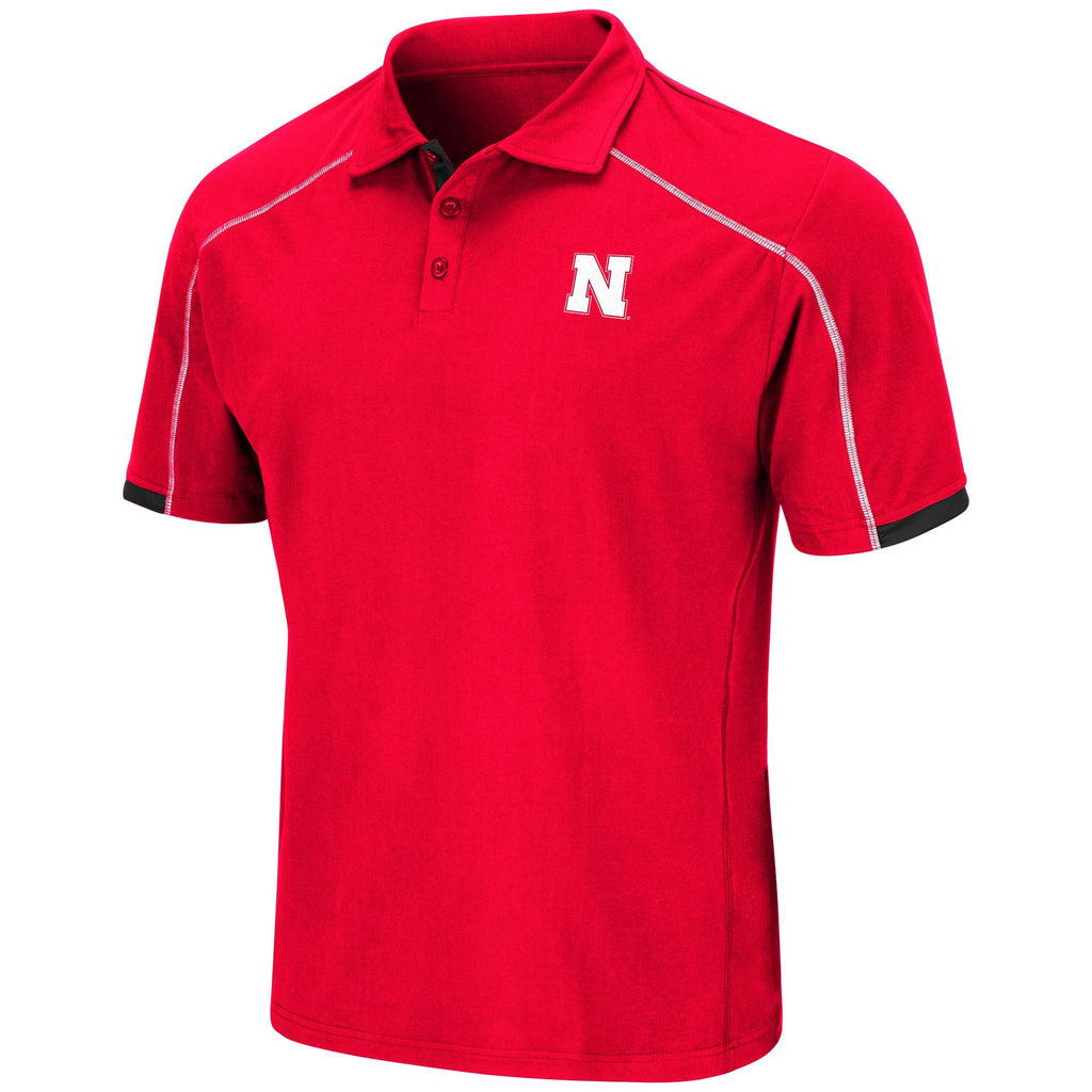 Colosseum NCAA Men's Nebraska Cornhuskers Jamm Polo Shirt