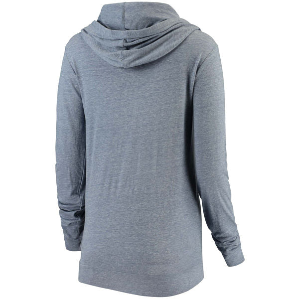 5th & Ocean MLB Women's Tampa Bay Rays Jersey Tri-blend Pullover Hoodie