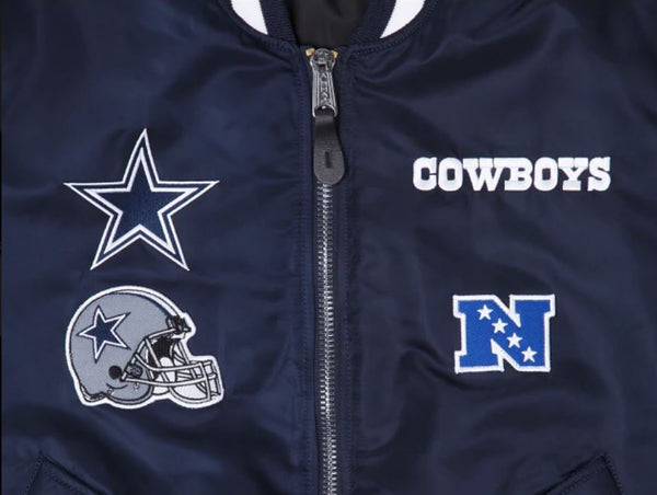 New Era NFL Men's Dallas Cowboys Reversible Alpha Industries MA-1 Bomb –  Sportzzone