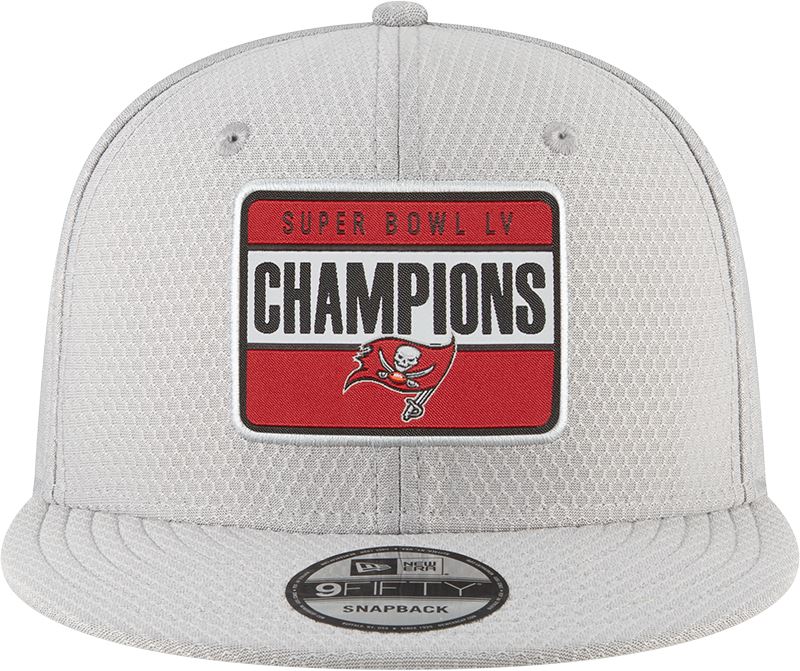 New Era NFL Men's Tampa Bay Buccaneers Super Bowl LV Champions Parade 9FIFTY Adjustable Snapback Hat Grey