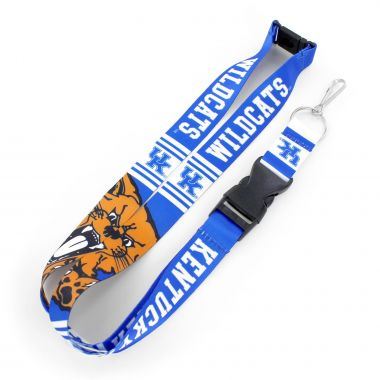 Aminco NCAA Kentucky Wildcats Mascot Lanyard Keychain Badge Holder