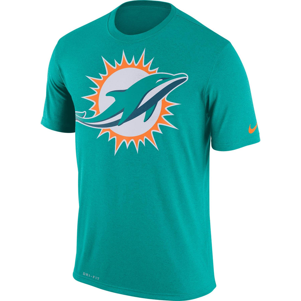 Nike NFL Men's Miami Dolphins Dri-Fit Logo Essential 3 T-Shirt
