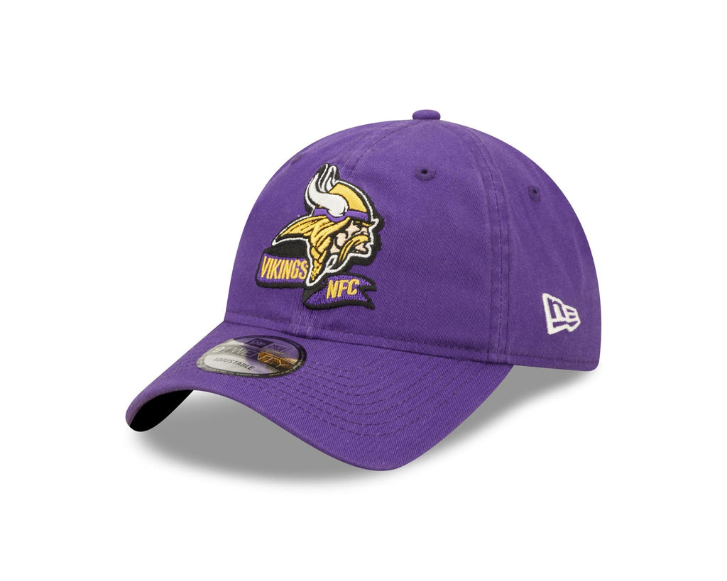 New Era NFL Men's Minnesota Vikings NFL Sideline Home 2022 9TWENTY Adjustable Hat Purple