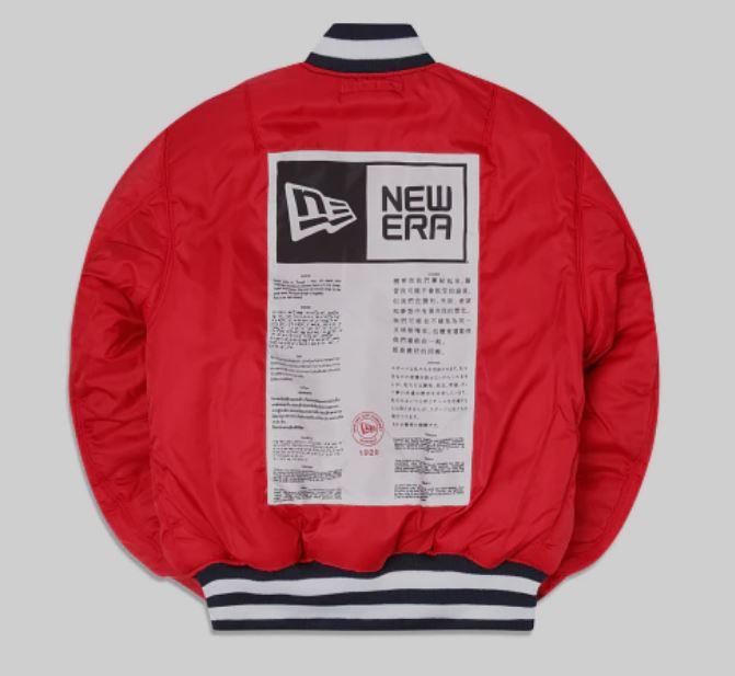 New Era NFL Men's New England Patriots Reversible Alpha Industries MA-1 Bomber Jacket