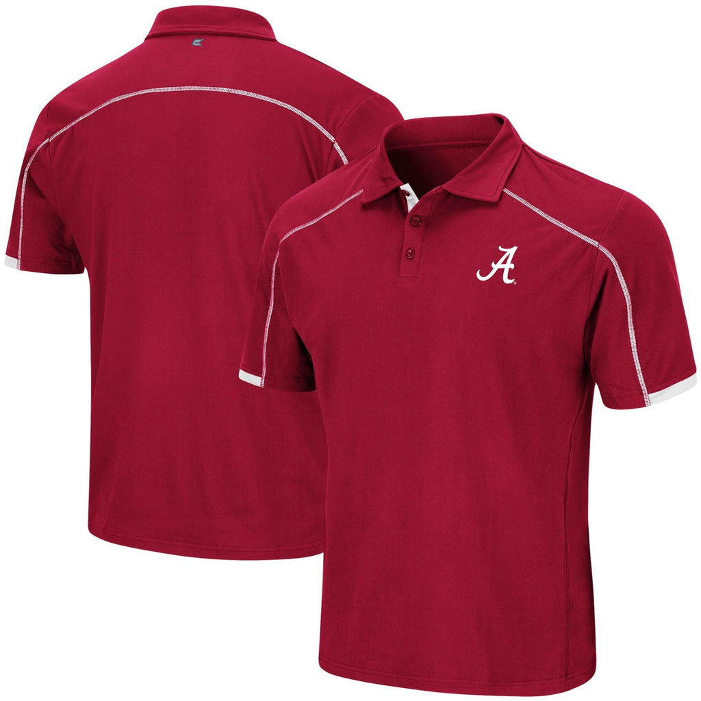 Colosseum NCAA Men's Alabama Crimson Tide Jamm Polo Shirt