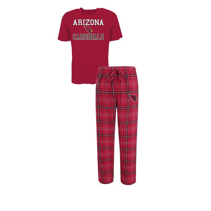 Concepts Sport NFL Men's Arizona Cardinals Halftime Pant And S/S Top Set