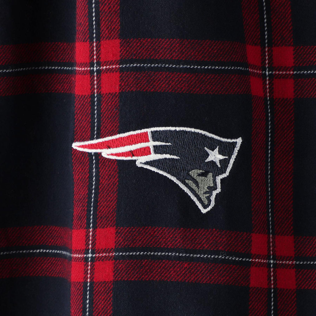 Concepts Sport NFL Men's New England Patriots Troupe Shirt And Pants Pajama Sleepwear 2-Piece Set