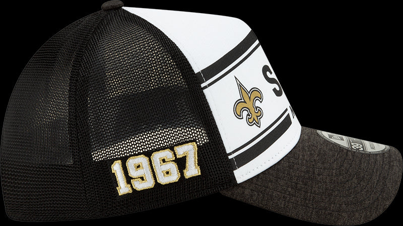 New Era NFL Men's New Orleans Saints 2019 Sideline Home Official 39THIRTY 1970s Flex Hat