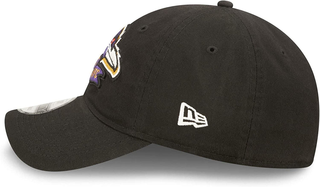 New Era NFL Men's Baltimore Ravens NFL Sideline Home 2022 9TWENTY Adjustable Hat Black