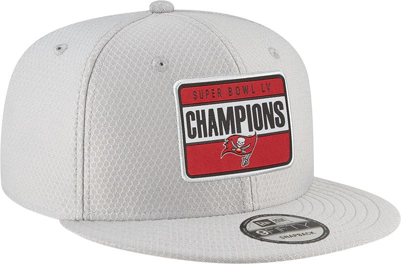 New Era NFL Men's Tampa Bay Buccaneers Super Bowl LV Champions Parade 9FIFTY Adjustable Snapback Hat Grey
