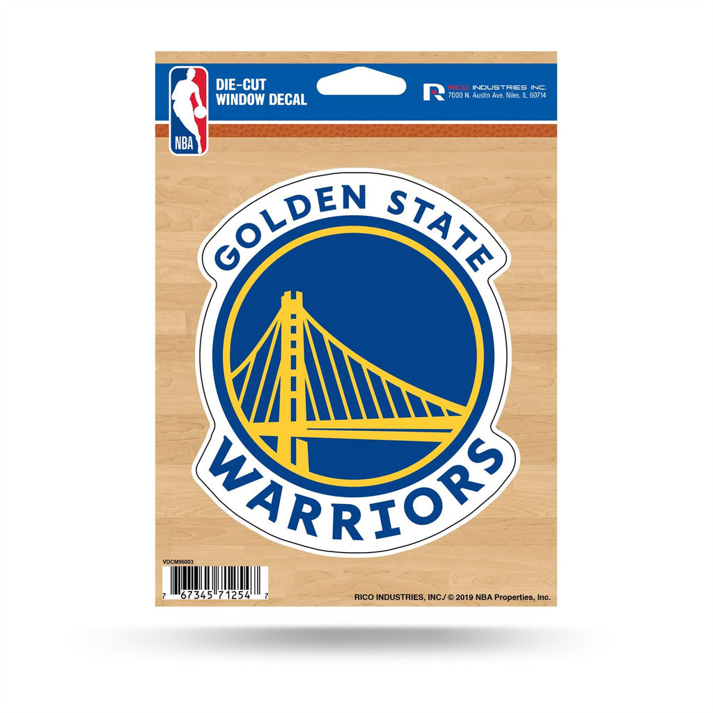 Rico NBA Golden State Warriors Die Cut Auto Decal Car Sticker Medium VDCM03