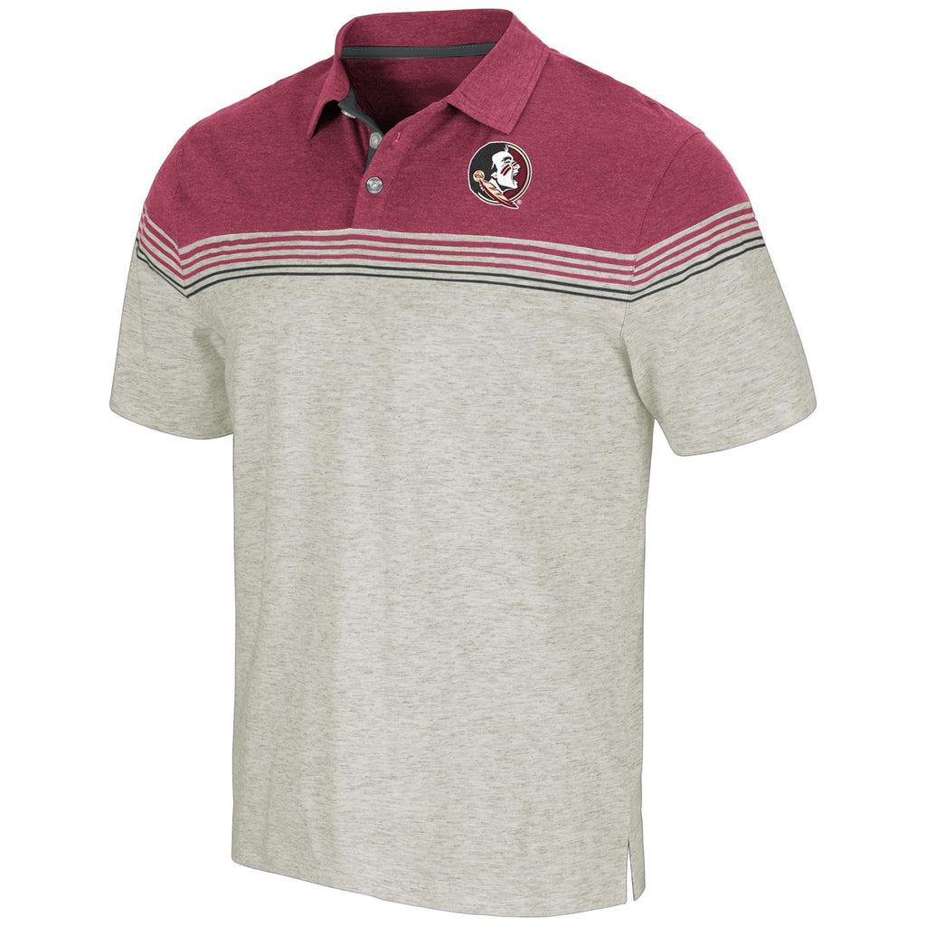Colosseum NCAA Men's Florida State Seminoles Hill Valley Polo