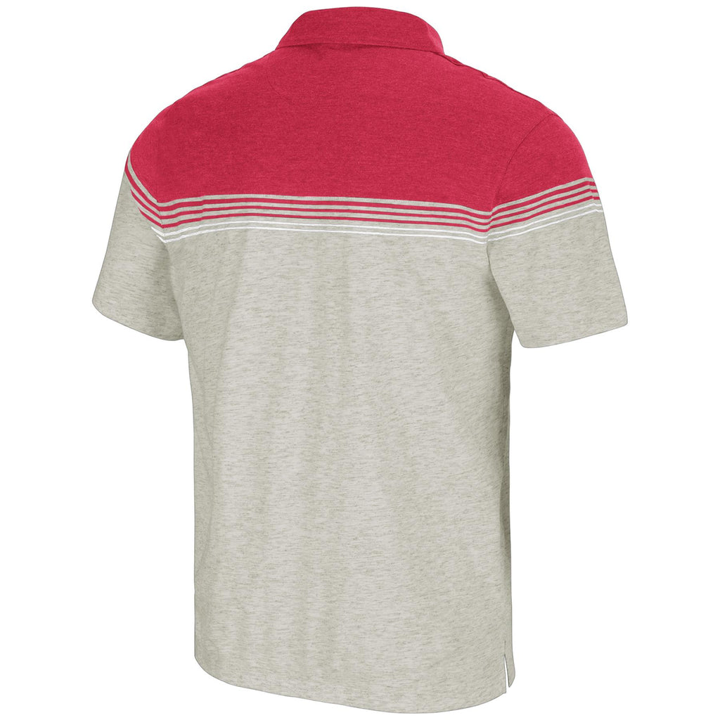 Colosseum NCAA Men's Alabama Crimson Tide Hill Valley Polo