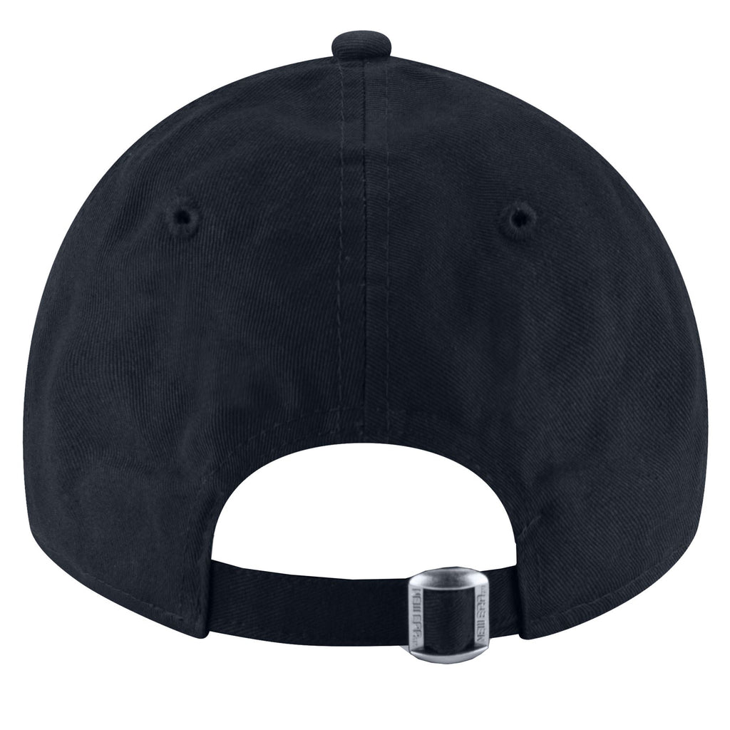 New Era MLB Women's Cleveland Indians Team Glisten 9TWENTY Adjustable Hat Navy OSFA