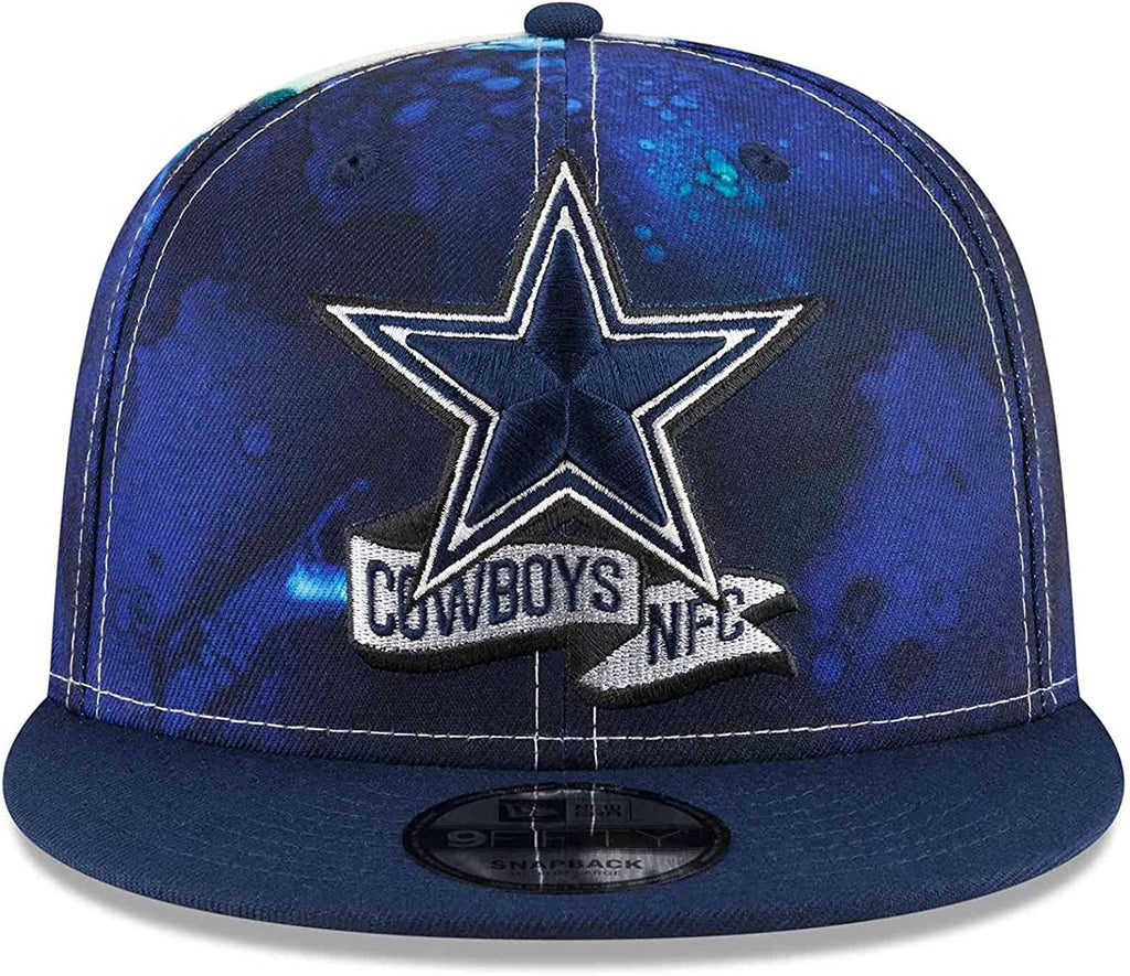 New Era NFL Men's Dallas Cowboys Ink 9FIFTY Adjustable Snapback Hat Navy OSFM