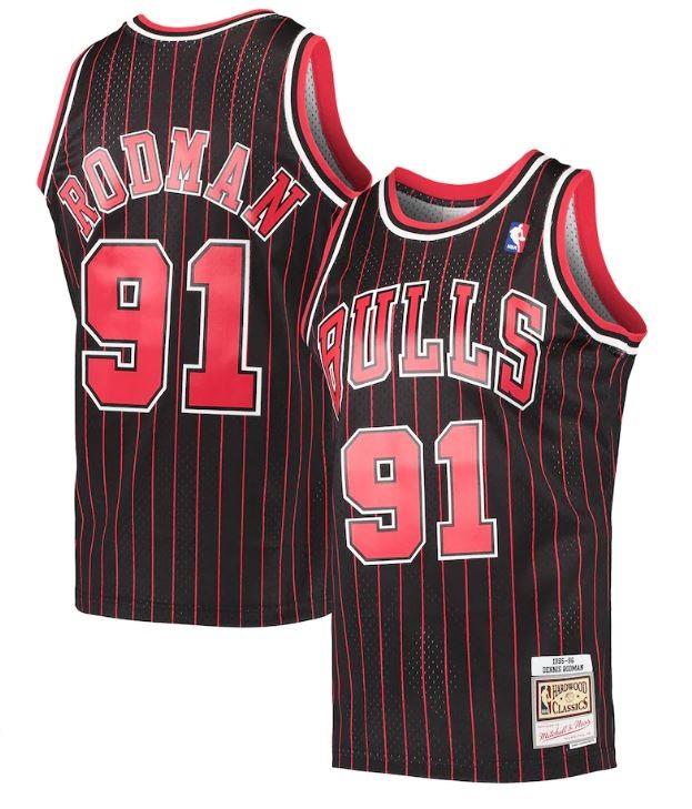 Mitchell & Ness NBA Men's Bulls Dennis Rodman 1995-96 Classics Swingman Jersey