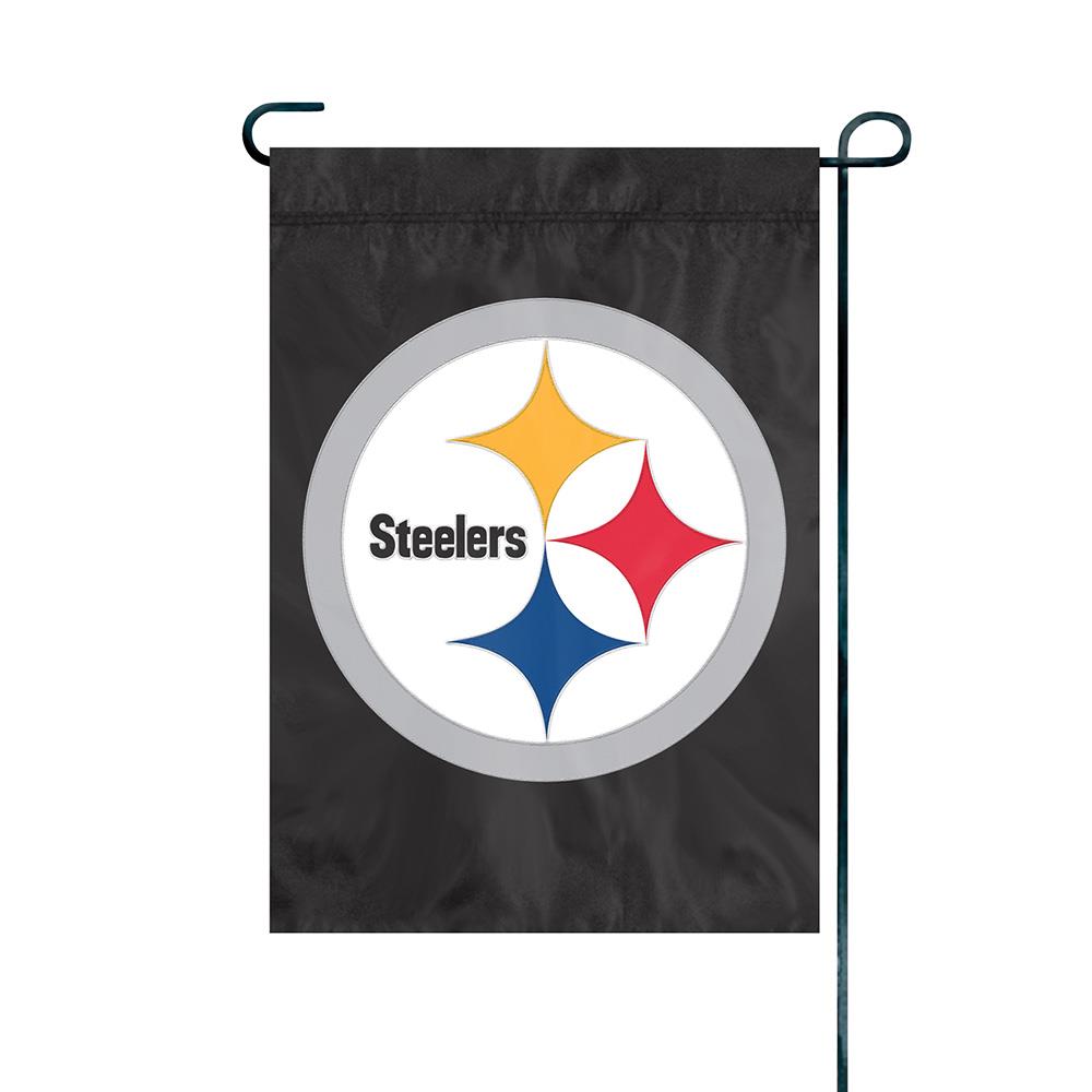 Party Animal NFL Pittsburgh Steelers Garden Flag Full Size 18x12.5
