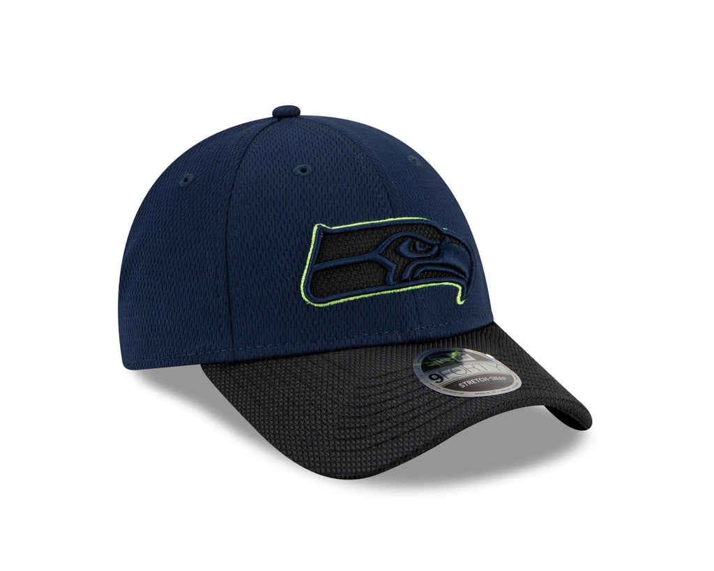 New Era NFL Men's Seattle Seahawks 2021 Sideline Road 9Forty Snapback Adjustable Hat