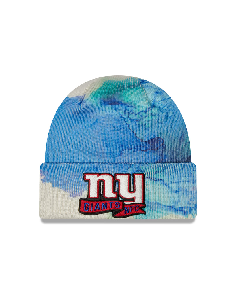 New Era NFL Men's New York Giants 2022 Sideline Ink Knit Beanie One Size