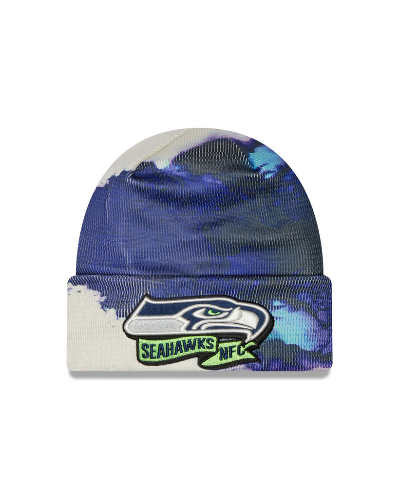 New Era NFL Men's Seattle Seahawks 2022 Sideline Ink Knit Beanie One Size