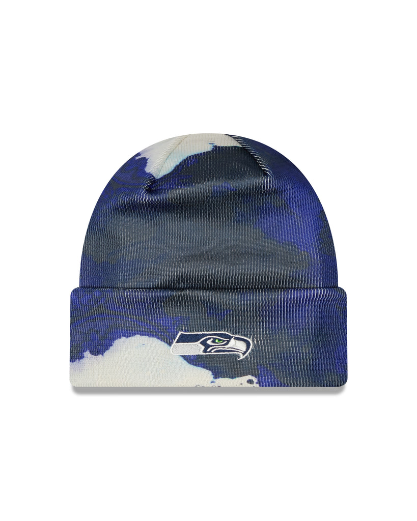 New Era NFL Men's Seattle Seahawks 2022 Sideline Ink Knit Beanie One Size