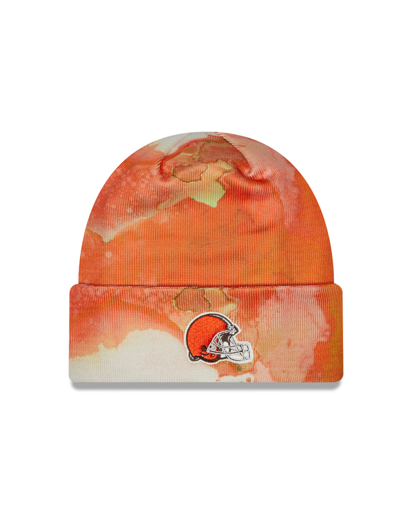 New Era NFL Men's Cleveland Browns 2022 Sideline Ink Knit Beanie One Size