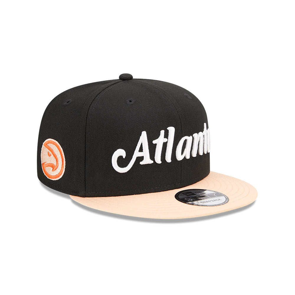 New Era NBA Men's Hawks 2022 City Edition 9FIFTY Adj Snapback Hat