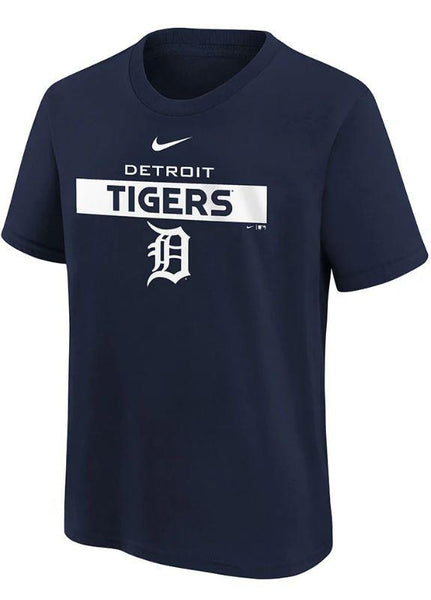 Men's Nike Navy Detroit Tigers Alternate Authentic Logo Team Jersey