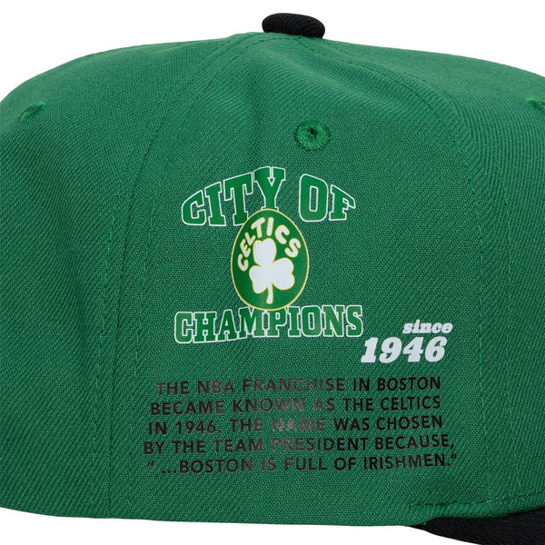 Boston Celtics Mitchell & Ness Hardwood Classics Champions Snapback