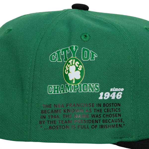 Men's Boston Celtics Mitchell & Ness White Throwback Champs