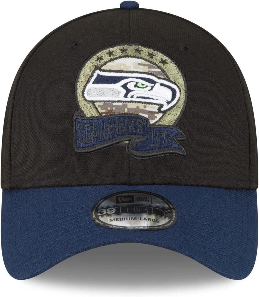 New Era NFL Men's Seattle Seahawks 2022 Salute to Service 39THIRTY Flex Hat