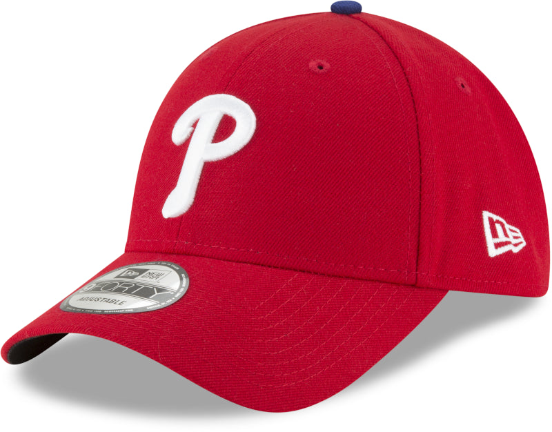 New Era MLB Men's Philadelphia Phillies The League 9FORTY Adjustable Cap Red