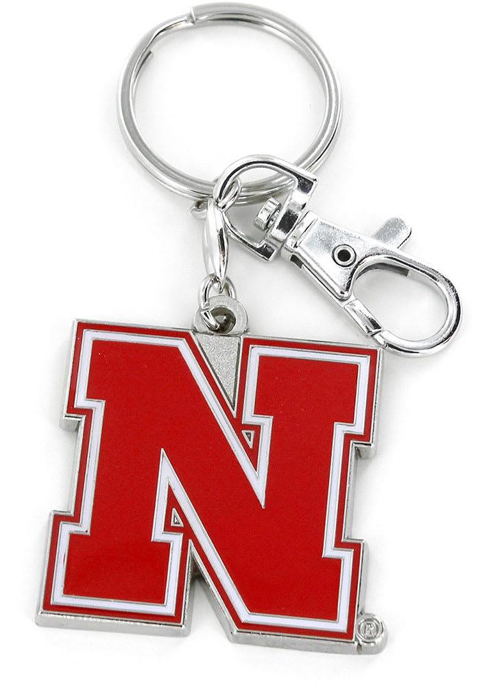 Aminco NCAA Nebraska Cornhuskers Team Logo Heavyweight Keyring
