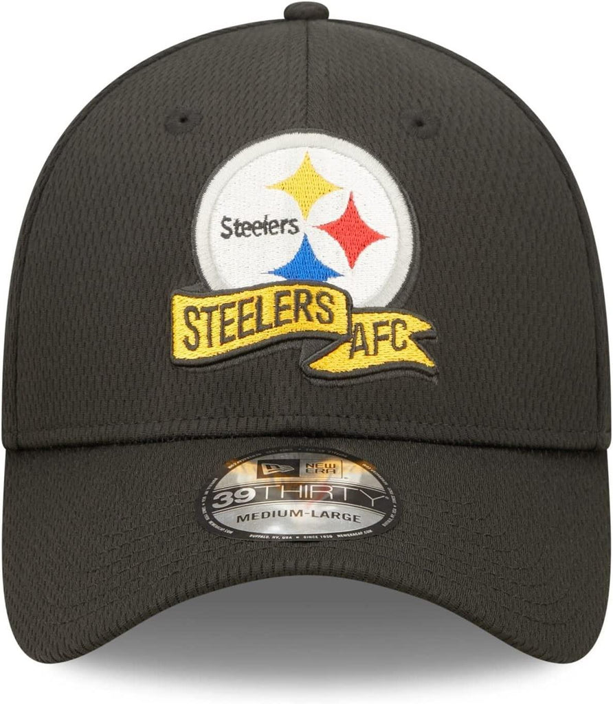 New Era NFL Men's Pittsburgh Steelers 2022 NFL Sideline 39THIRTY Coaches Flex Hat