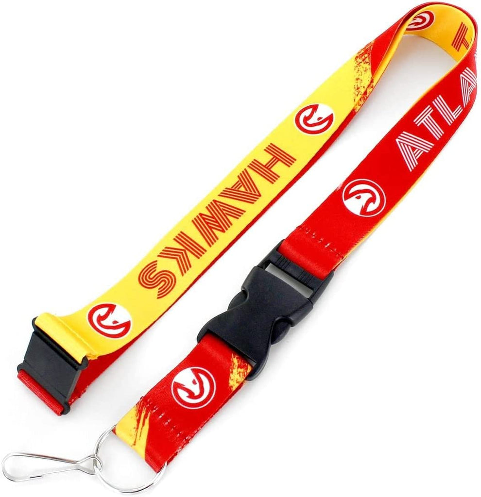 Aminco NBA Atlanta Hawks Crossfade Lanyard Keychain Badge Holder