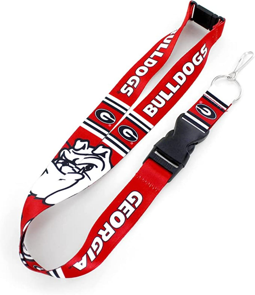 Aminco NCAA Georgia Bulldogs Mascot Lanyard Badge Holder