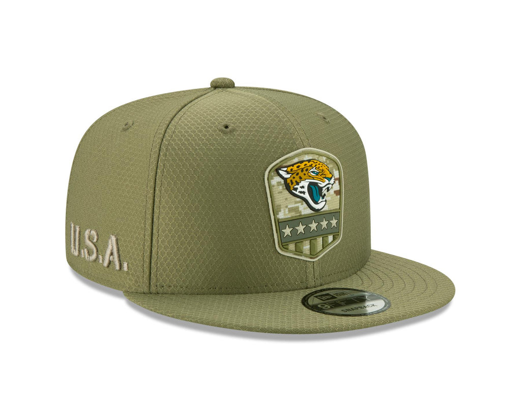 New Era NFL Men's Jacksonville Jaguars 2019 Salute to Service Sideline 9FIFTY Snapback Hat