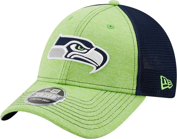 Seattle Seahawks Women's Logo Sparkle 9FORTY Adjustable Snap Hat