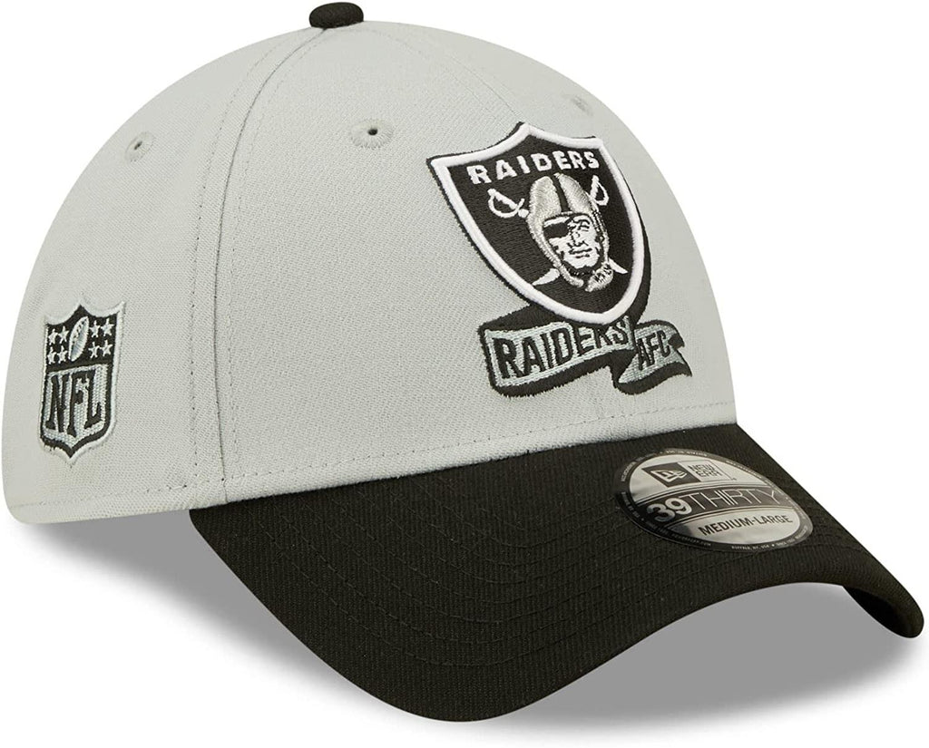New Era NFL Men's Las Vegas Raiders 2022 NFL Sideline 39THIRTY Flex Hat