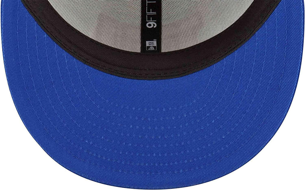 New Era NFL Men's New York Giants Ink 9FIFTY Adjustable Snapback Hat Blue OSFM