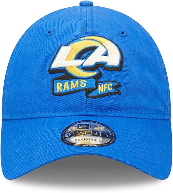New Era NFL Men's Los Angeles Rams NFL Sideline Home 2022 9TWENTY Adjustable Hat Royal