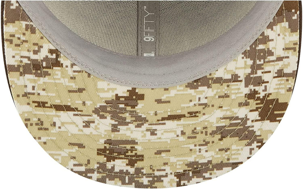 New Era NFL Men's Cleveland Browns 2022 Salute To Service 9FIFTY Snapback Hat Black/Green OSFA