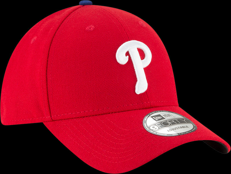 New Era MLB Men's Philadelphia Phillies The League 9FORTY Adjustable Cap Red