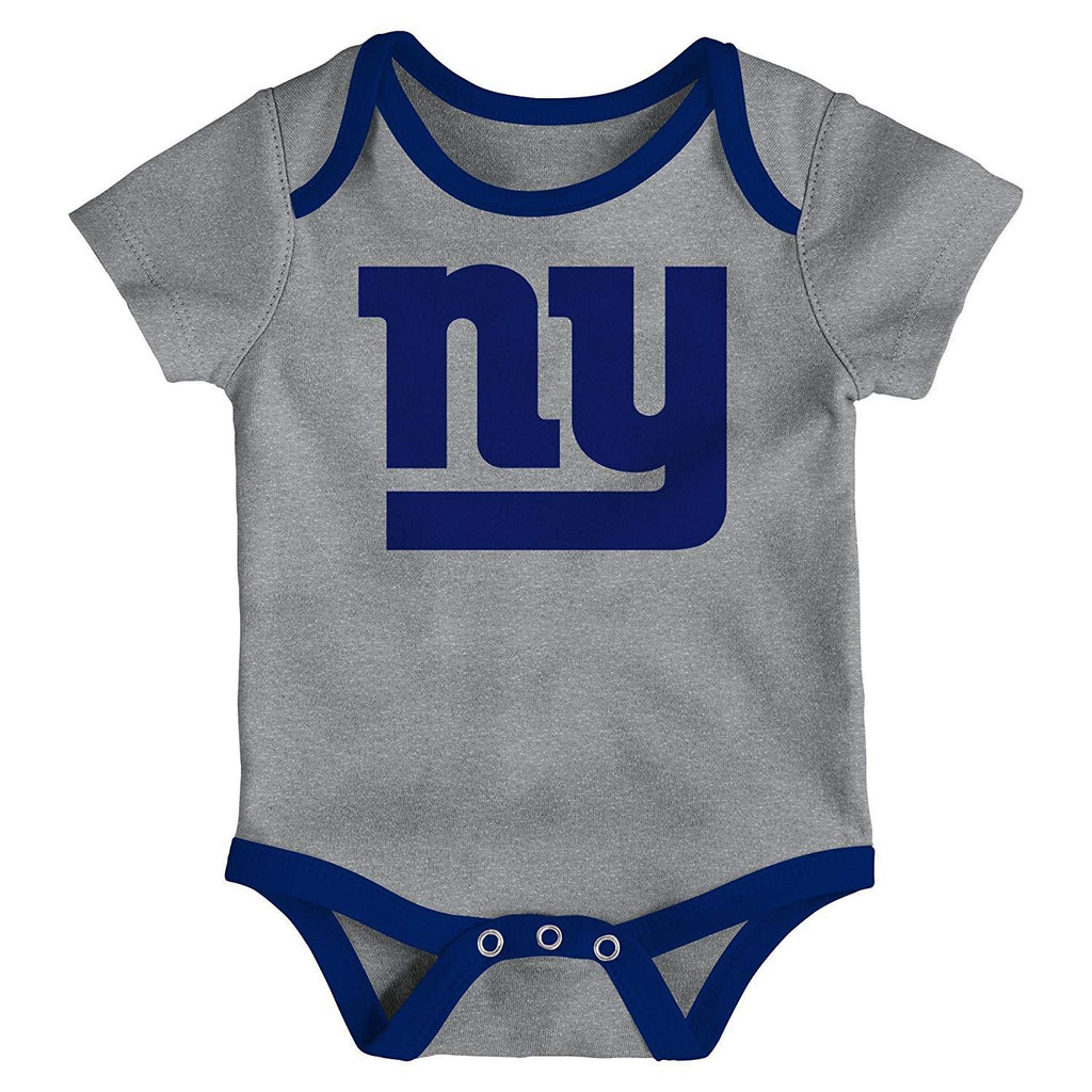 Outerstuff NFL New York Giants Infant Little Tailgater 3-Piece Creeper Set