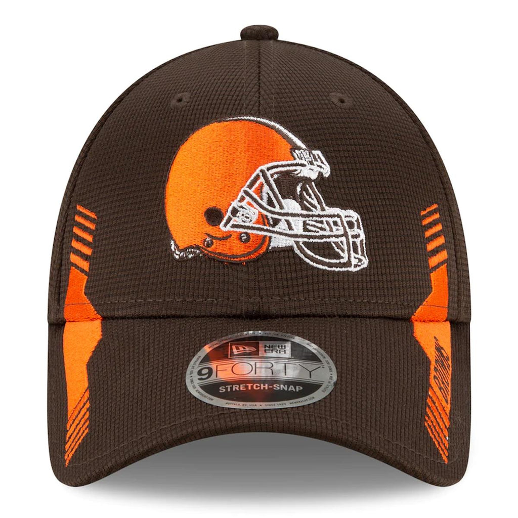New Era NFL Men's Cleveland Browns NFL Sideline Home 2021 9FORTY Adjustable Stretch-Snap Hat